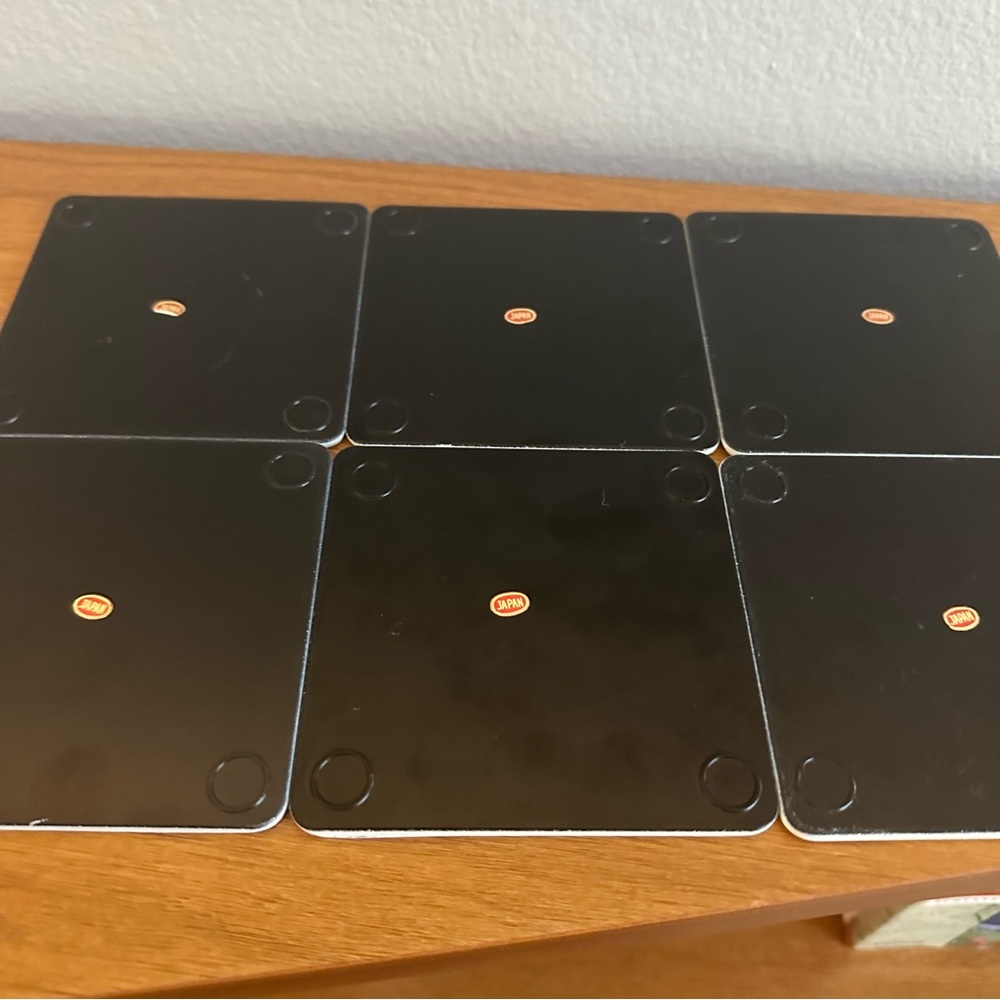 Set of 6 - Vintage Plastic German Beer coasters - made in Japan - Picture 8 of 8